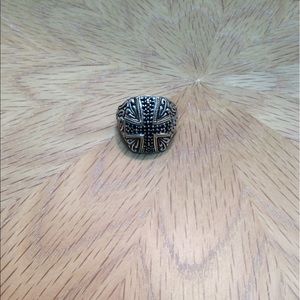 Sterling silver cocktail ring